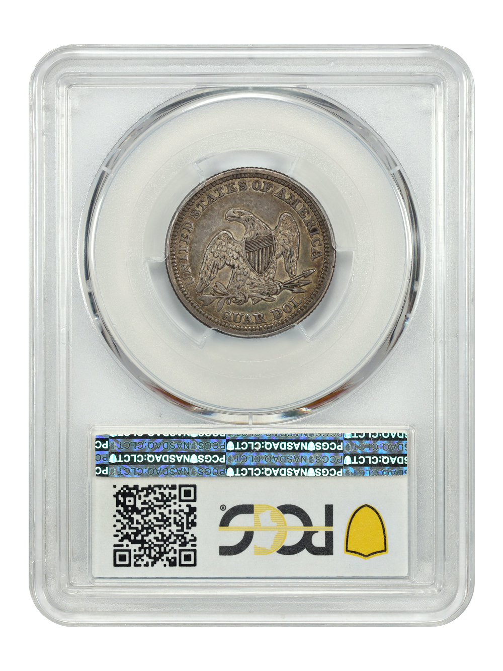 thumbnail for: 1860 25c PCGS XF45
