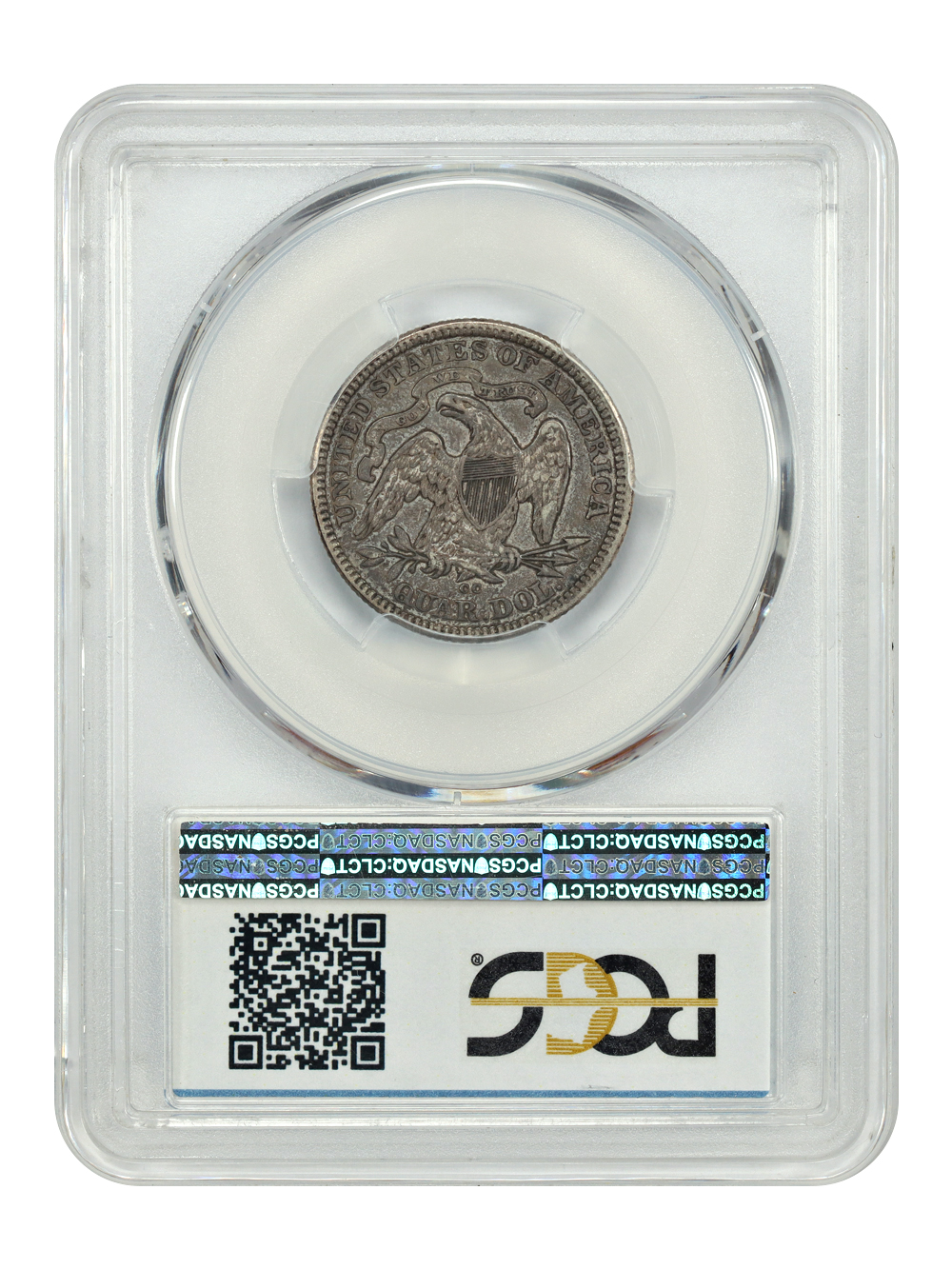 thumbnail for: 1875-CC 25c PCGS VF35