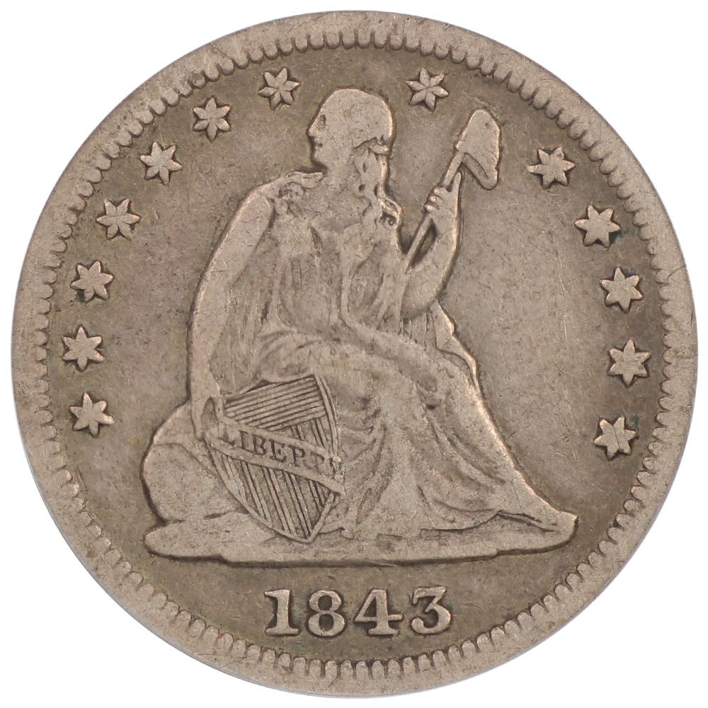 image for: 1843-O 25c PCGS VF30