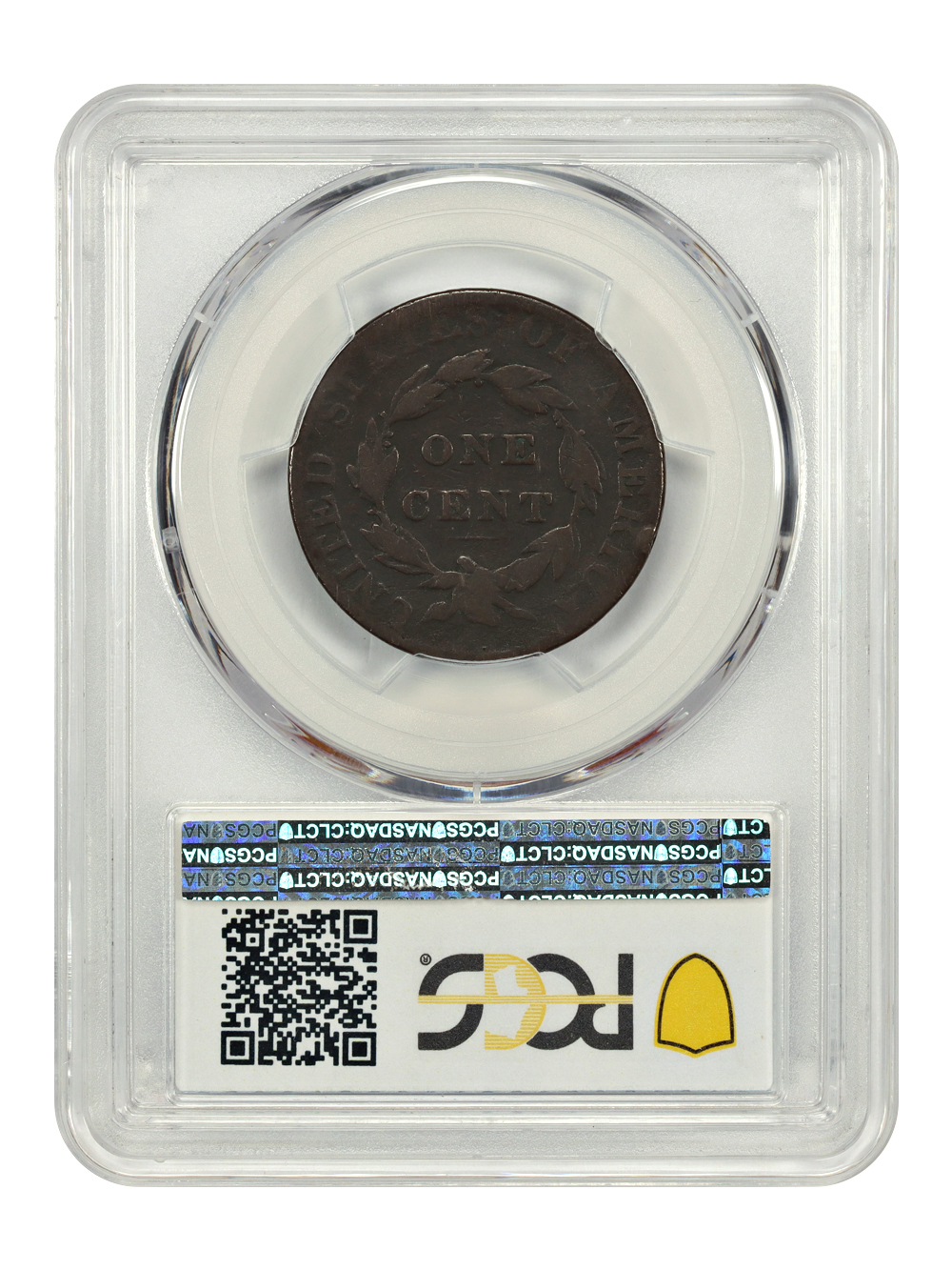 thumbnail for: 1824/2 1c PCGS G4 BN