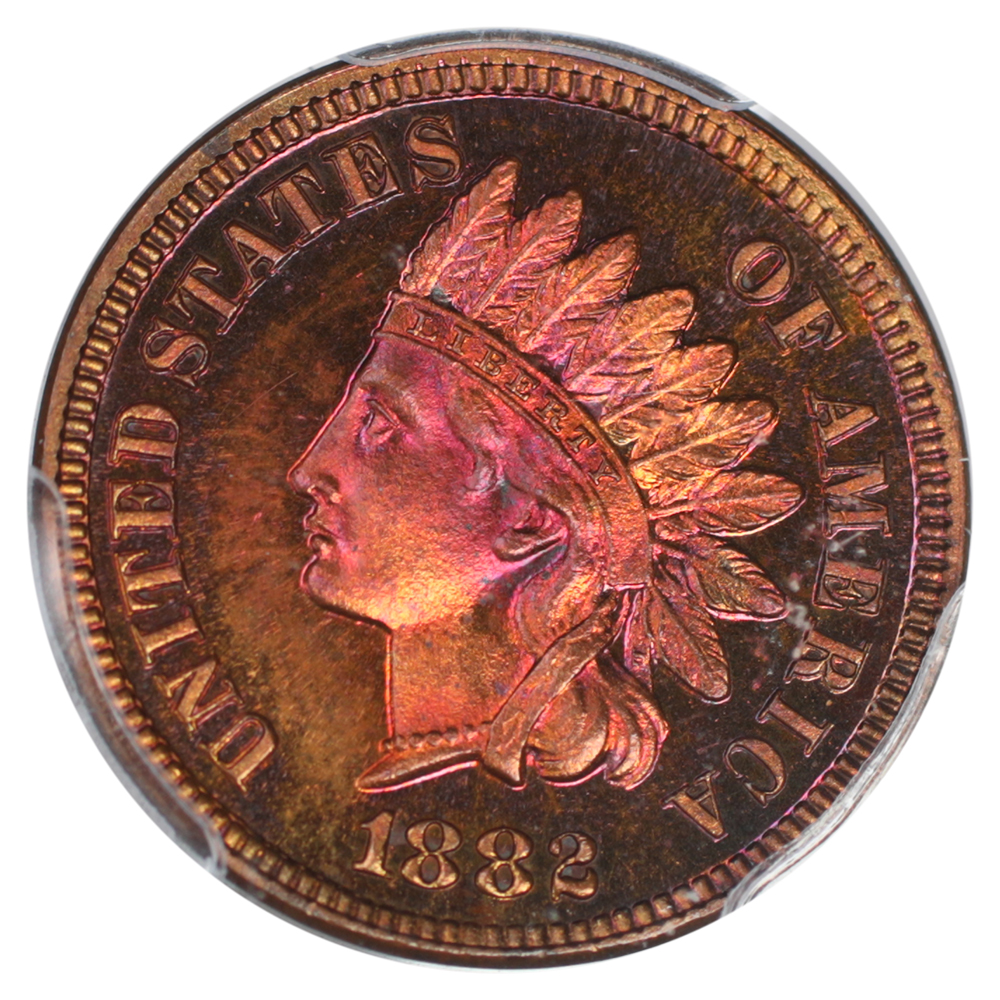 image for: 1882 1c PCGS PR65 RD