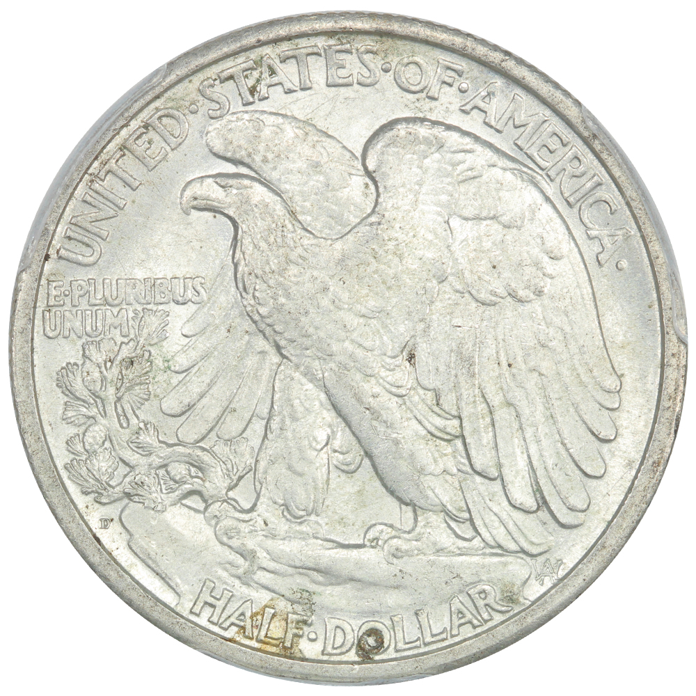 image for: 1929-D 50c PCGS MS63