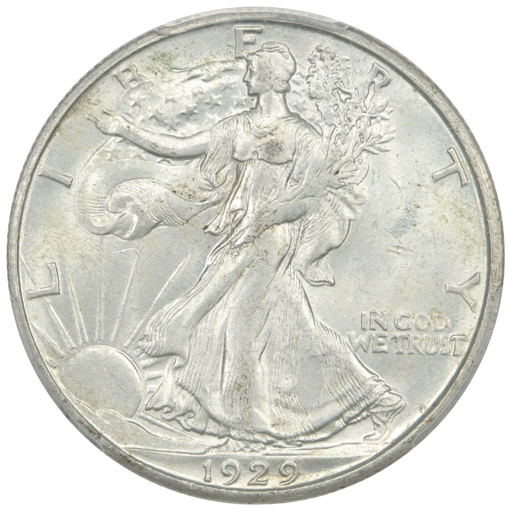 image for: 1929-D 50c PCGS MS63