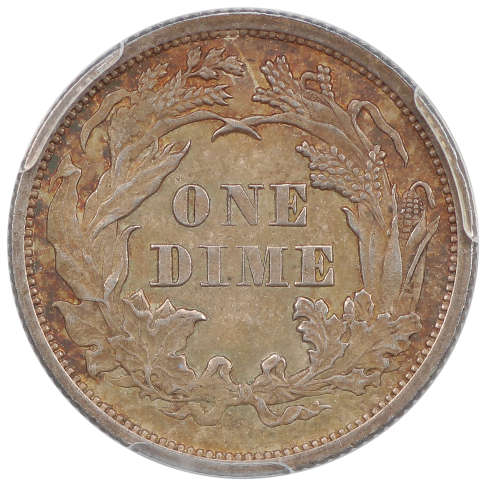 image for: 1873 Arrows 10c PCGS MS63