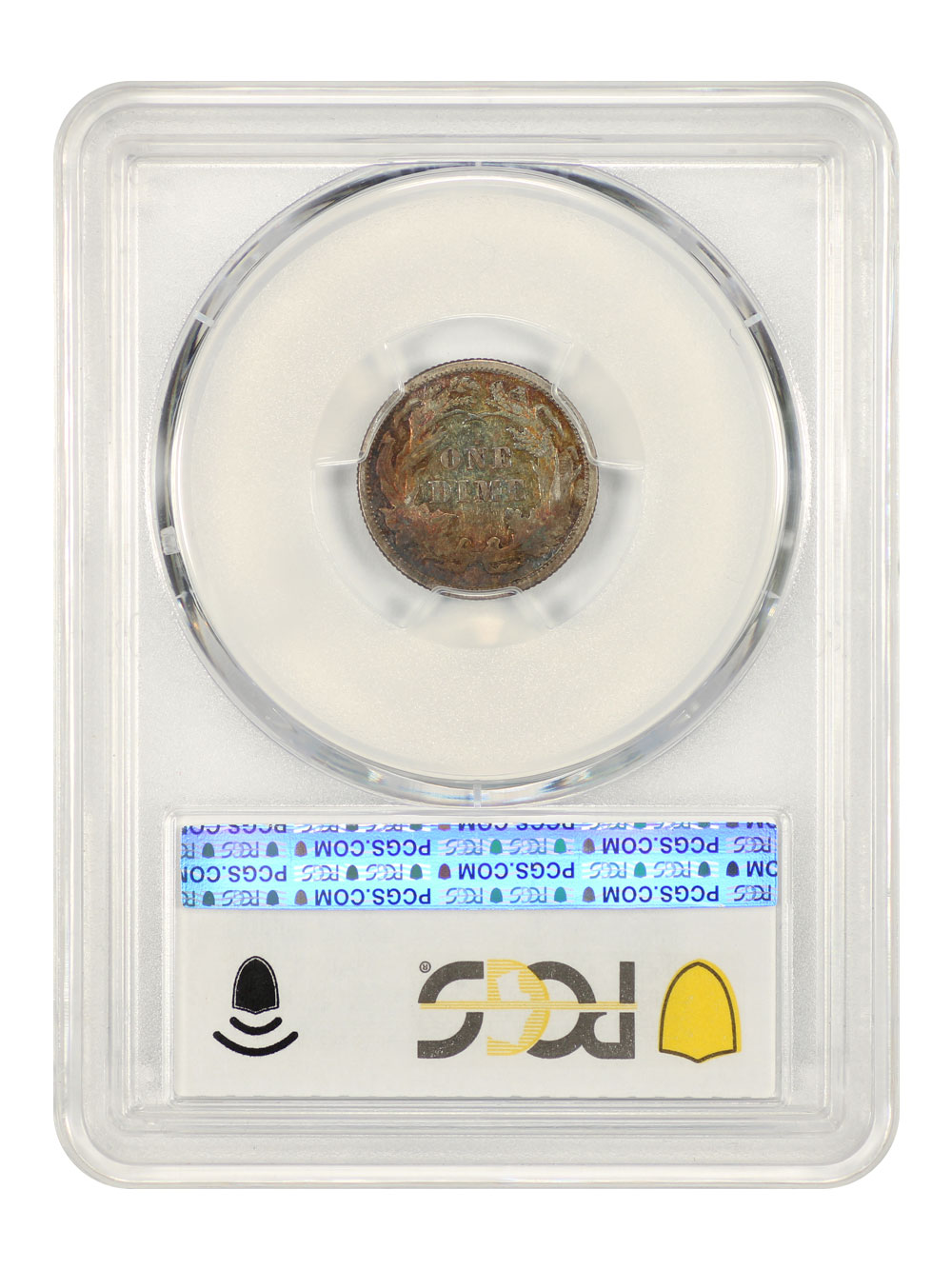image for: 1880 10c PCGS AU50