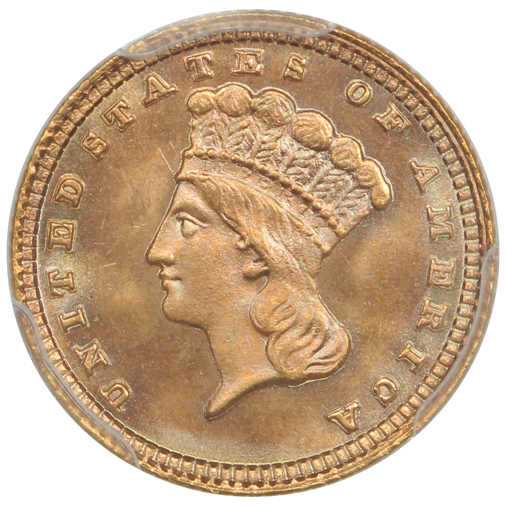 image for: 1881 G$1 PCGS MS67