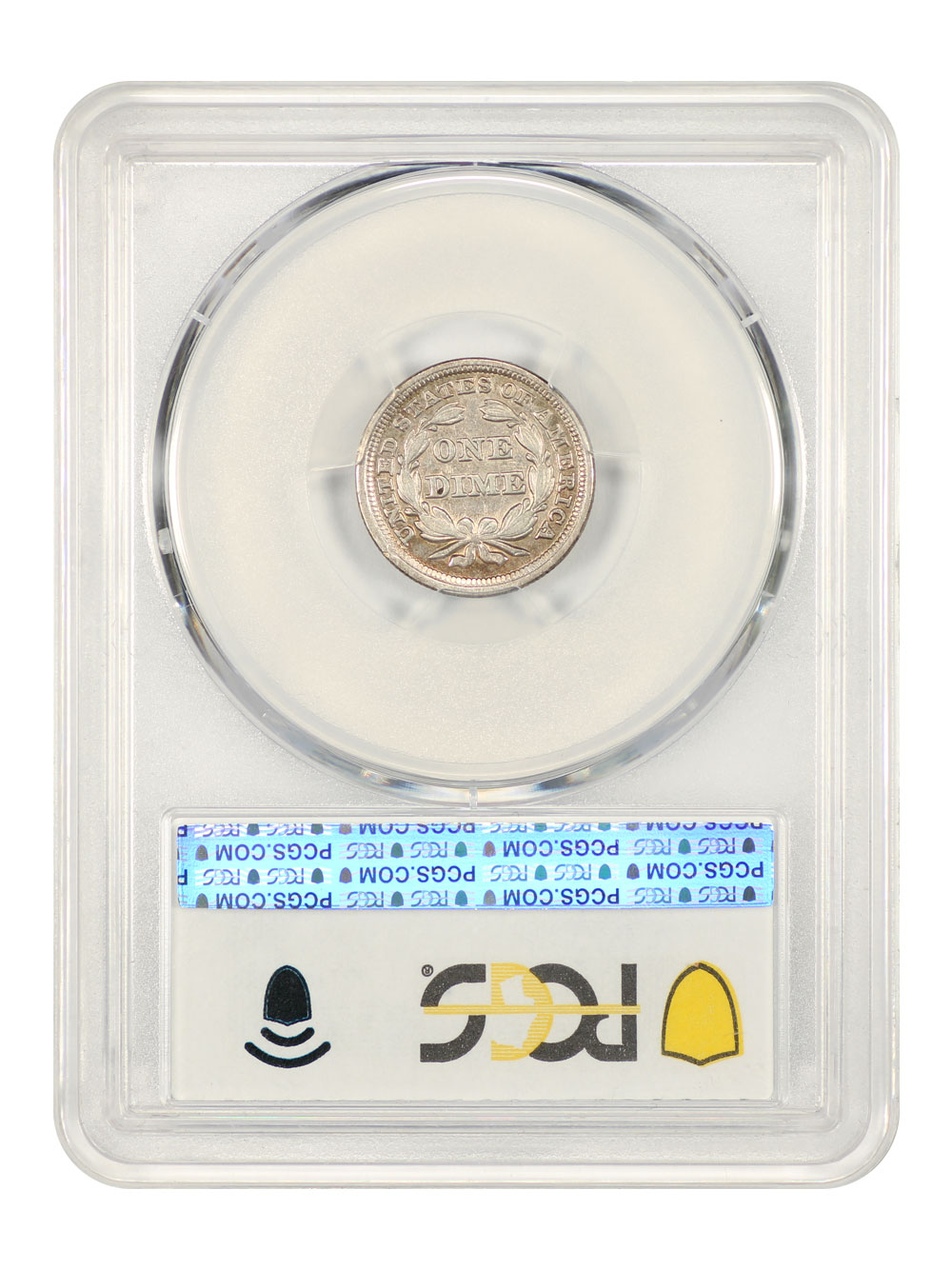 image for: 1856 Large Date 10c PCGS XF45