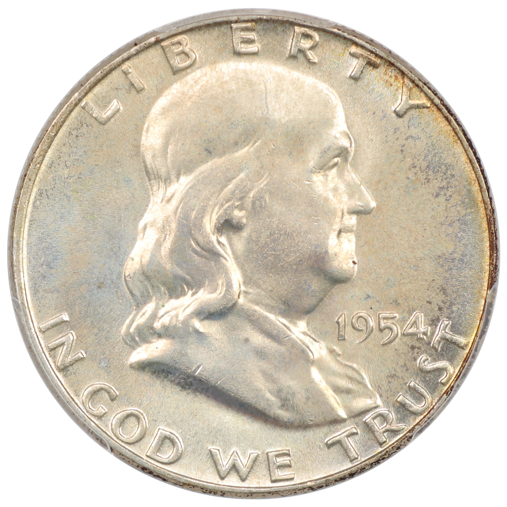 thumbnail for: 1954-D 50c PCGS MS66 FBL