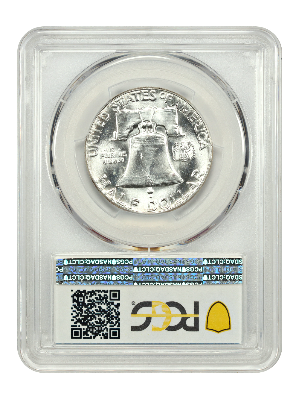 image for: 1960 Obverse Die Clash, FS-402 50c PCGS MS64 FBL