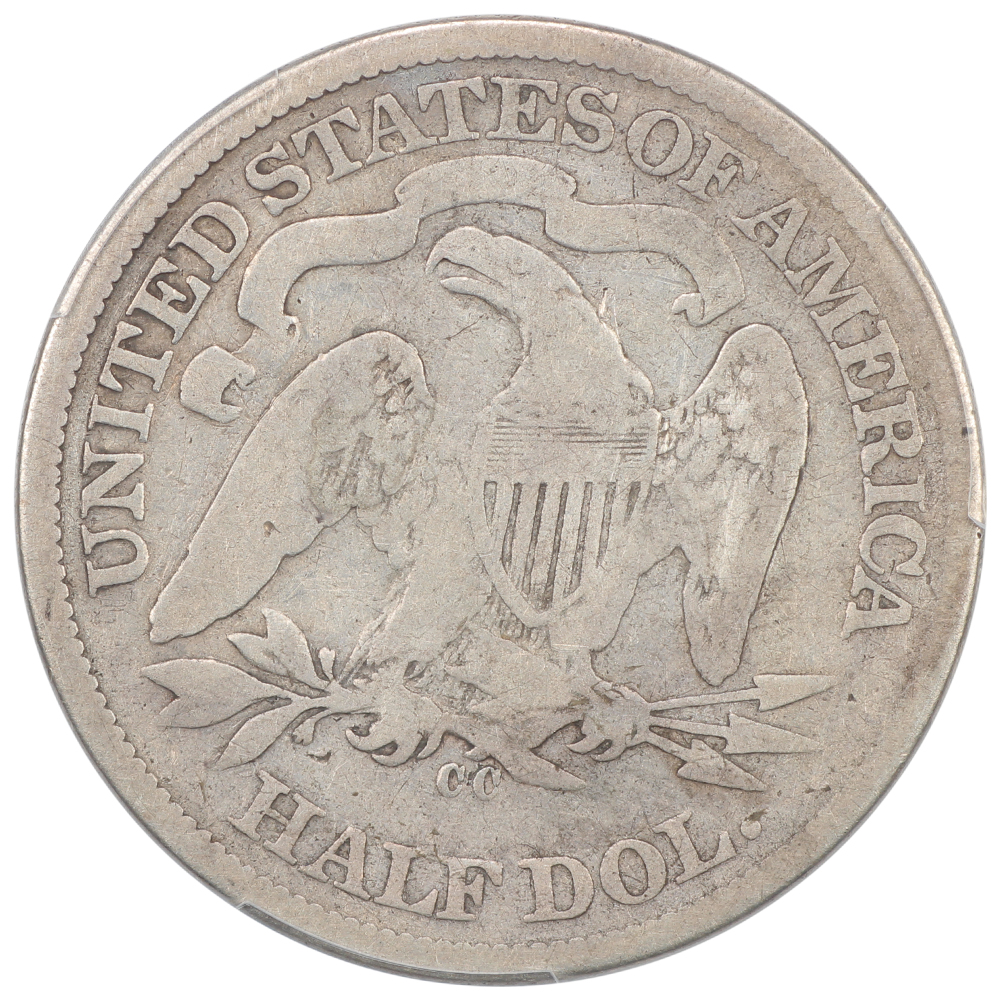 image for: 1871-CC 50c PCGS G6