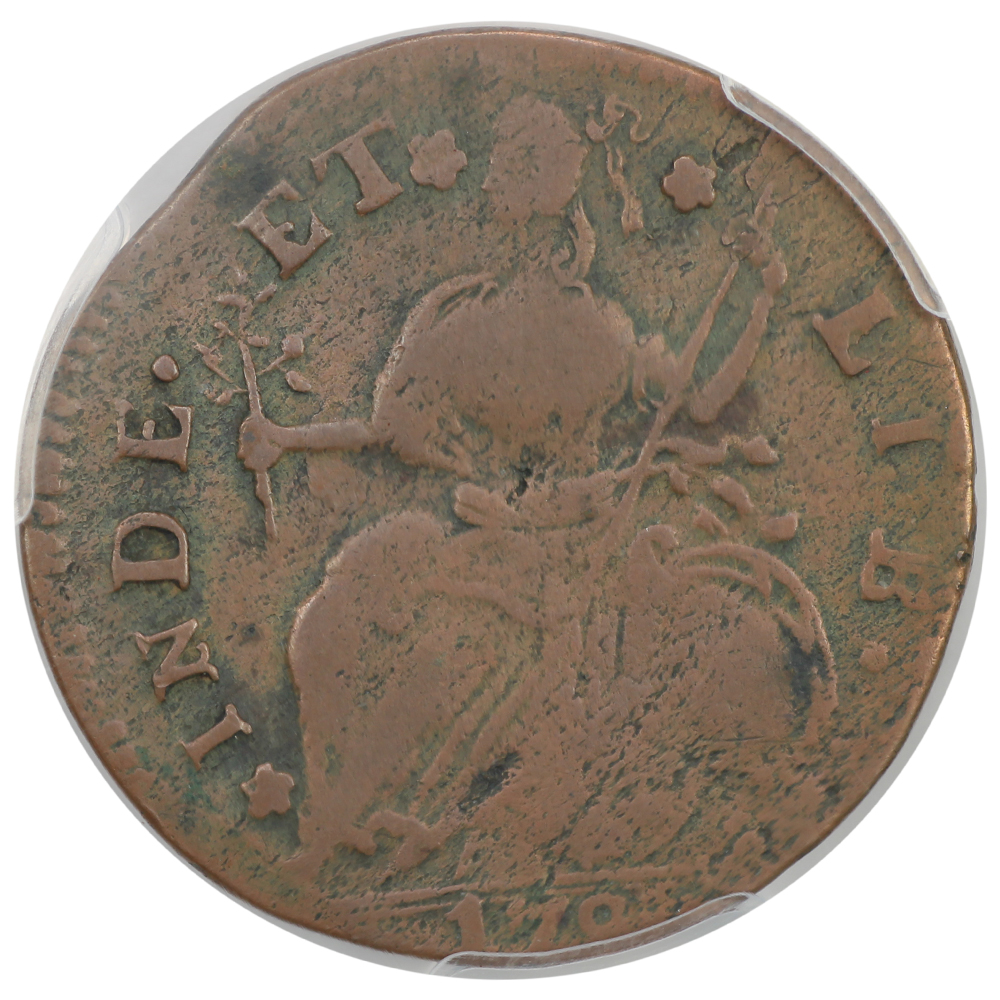 thumbnail for: 1788 Connecticut, Draped Bust Left Copper PCGS VF20 BN