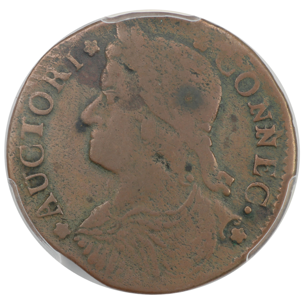 thumbnail for: 1788 Connecticut, Draped Bust Left Copper PCGS VF20 BN