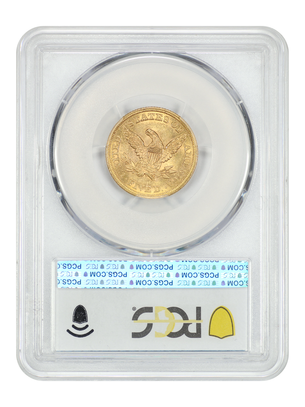 image for: 1861 $5  PCGS MS61