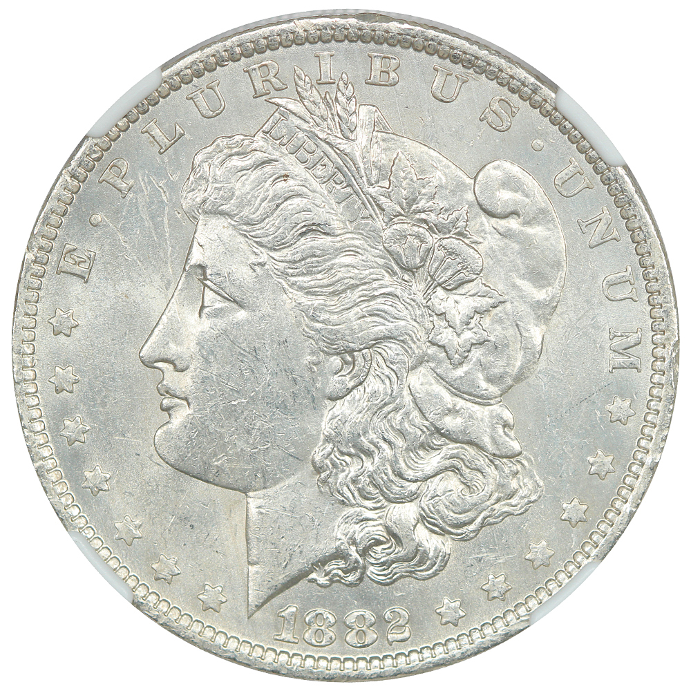 image for: 1882-O/S Strong $1  NGC MS60