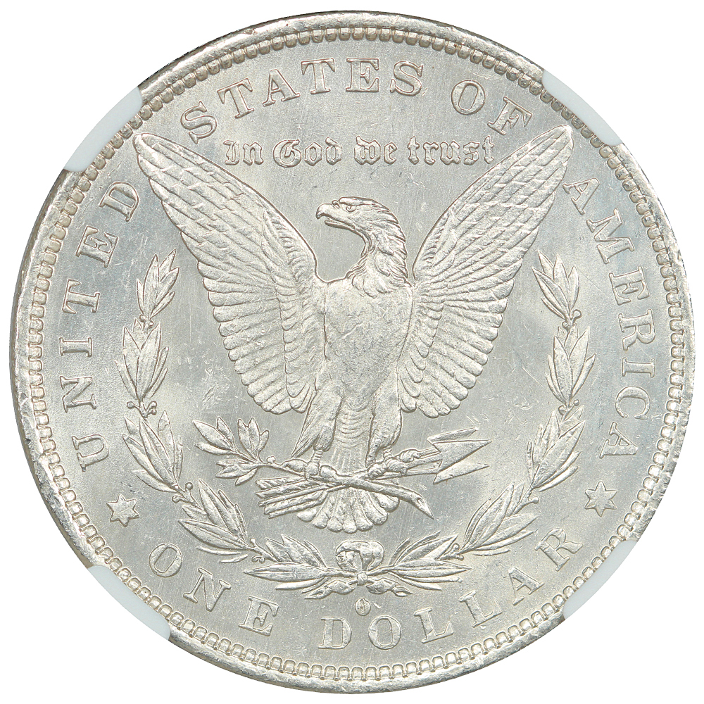 image for: 1882-O/S Strong $1  NGC MS60