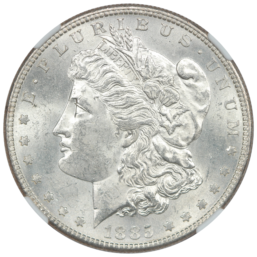 image for: 1885-S $1  NGC MS62
