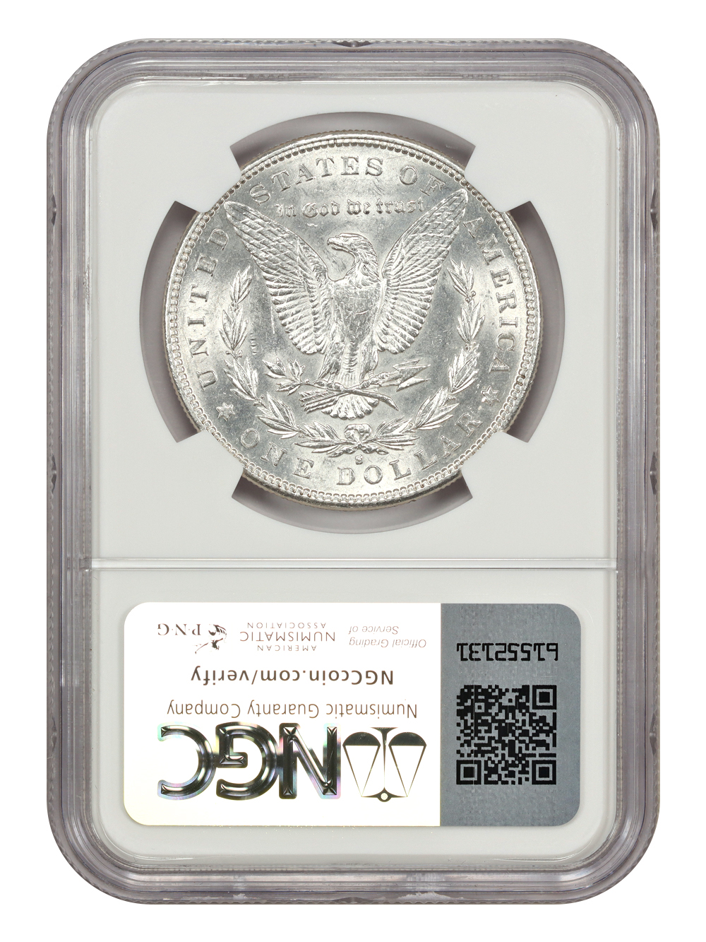 image for: 1886-S $1  NGC AU58