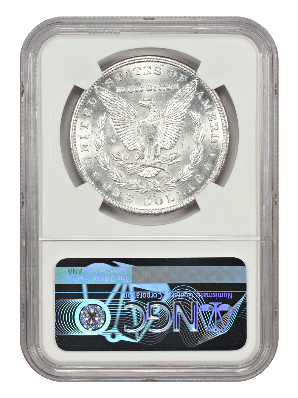 image for: 1890-CC $1  NGC MS62