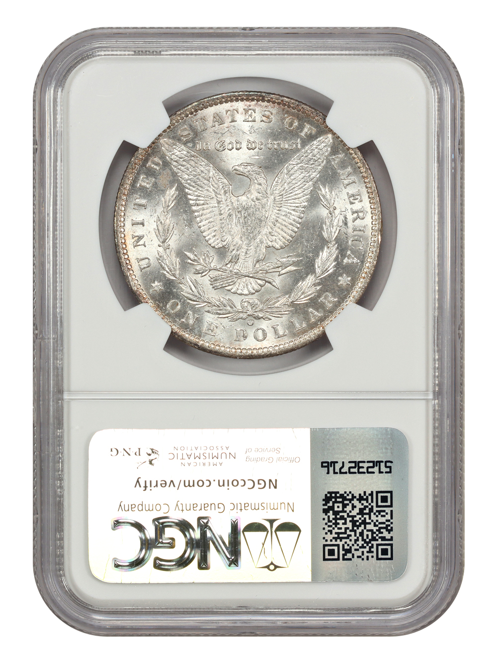 image for: 1890-O $1  NGC MS64