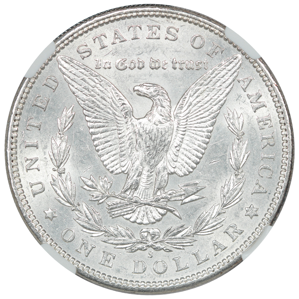 image for: 1899-S $1  NGC AU55