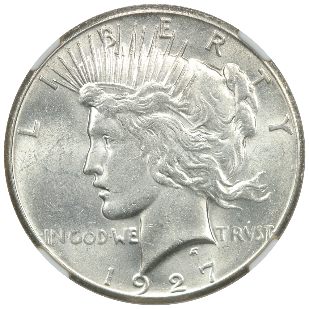 image for: 1927 $1  NGC MS61