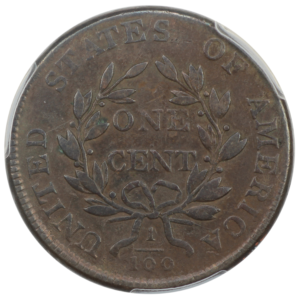 image for: 1803 Small Date, Small Fraction, S-256  1c PCGS XF40 BN