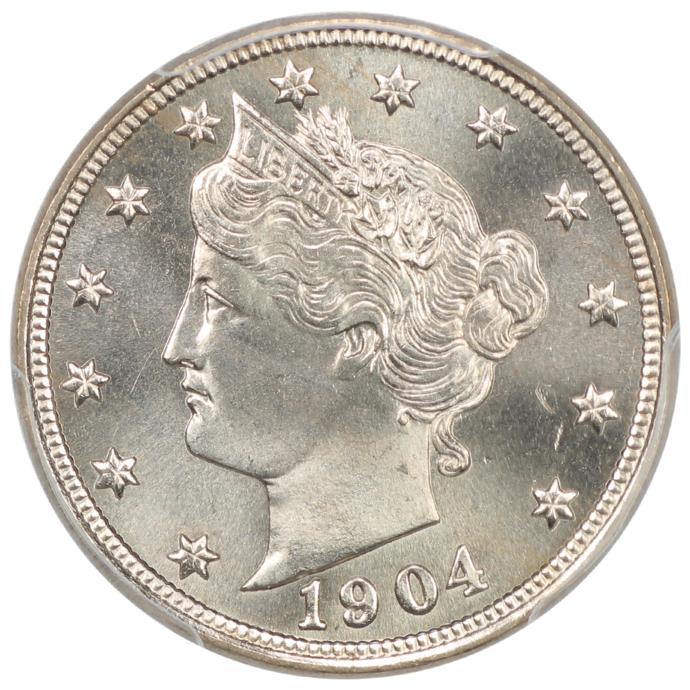 image for: 1904 5c PCGS MS66