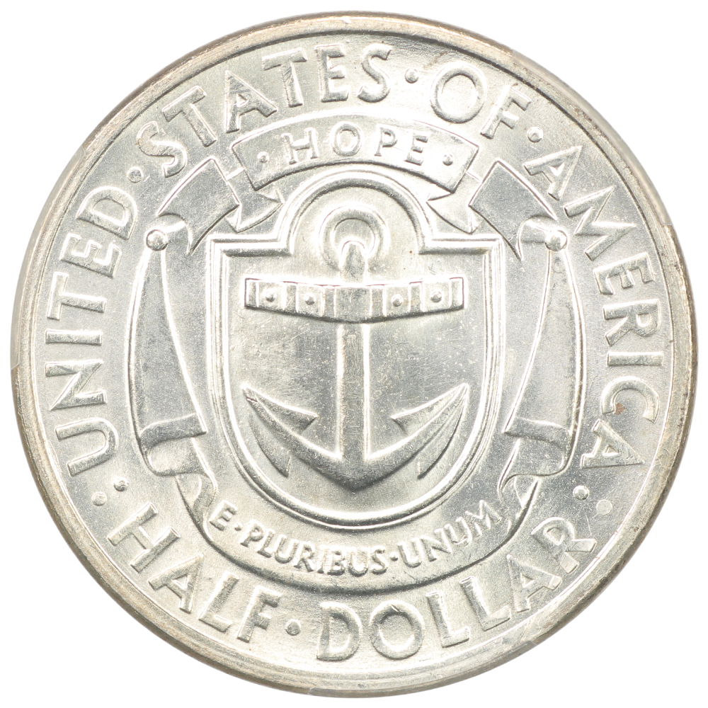 image for: 1936-D Rhode Island 50c PCGS MS65