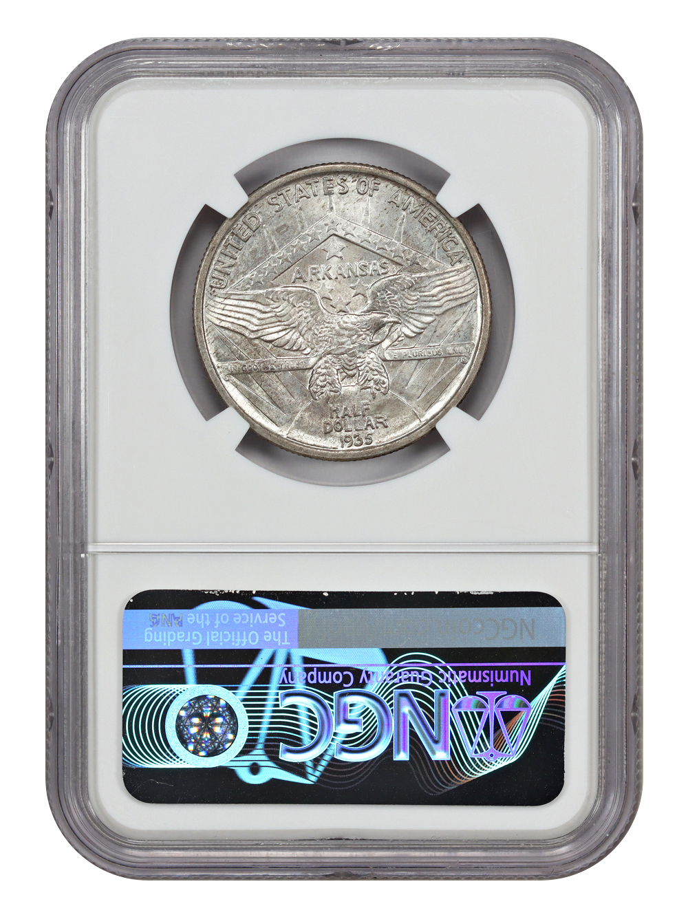 image for: 1935 Arkansas 50c NGC MS65