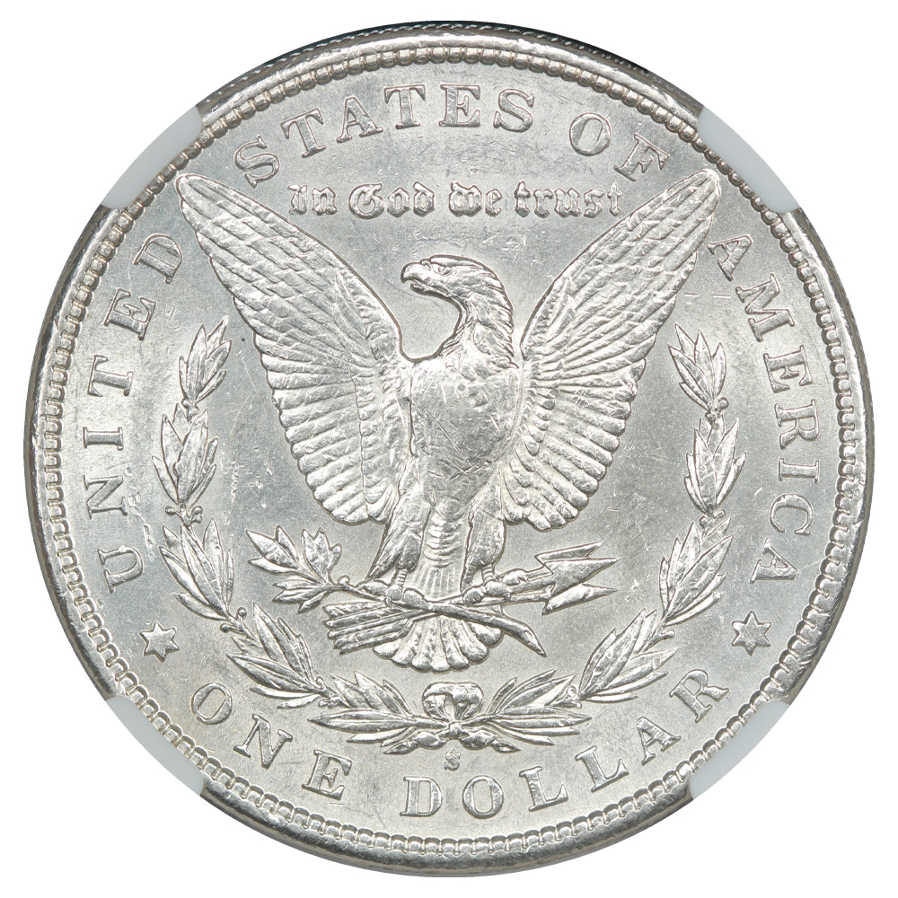 image for: 1899-S $1  NGC AU58