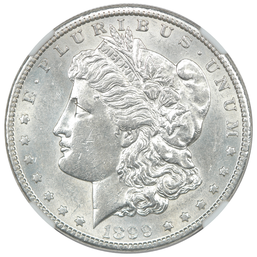 image for: 1899-S $1  NGC AU58