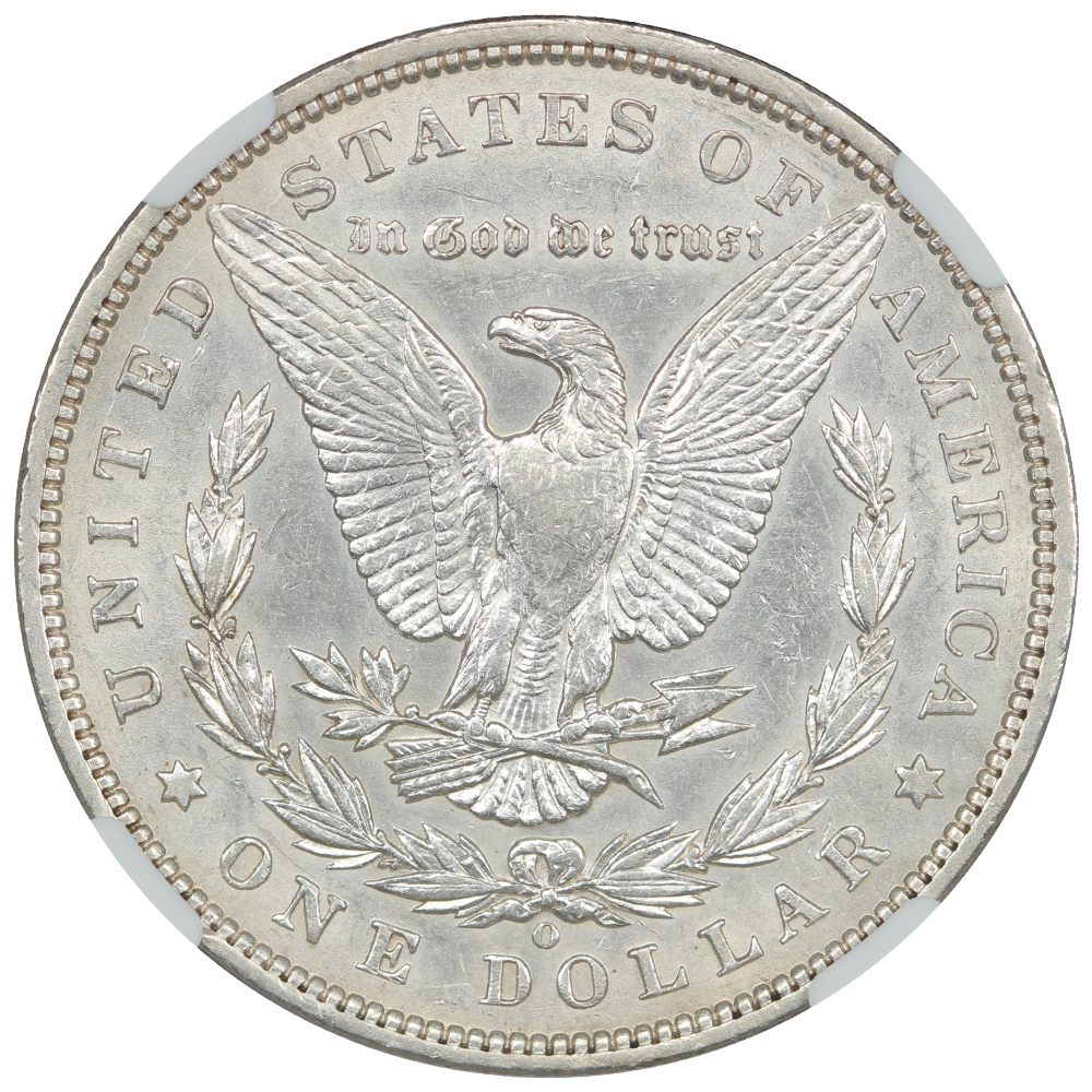 image for: 1896-O $1  NGC AU50