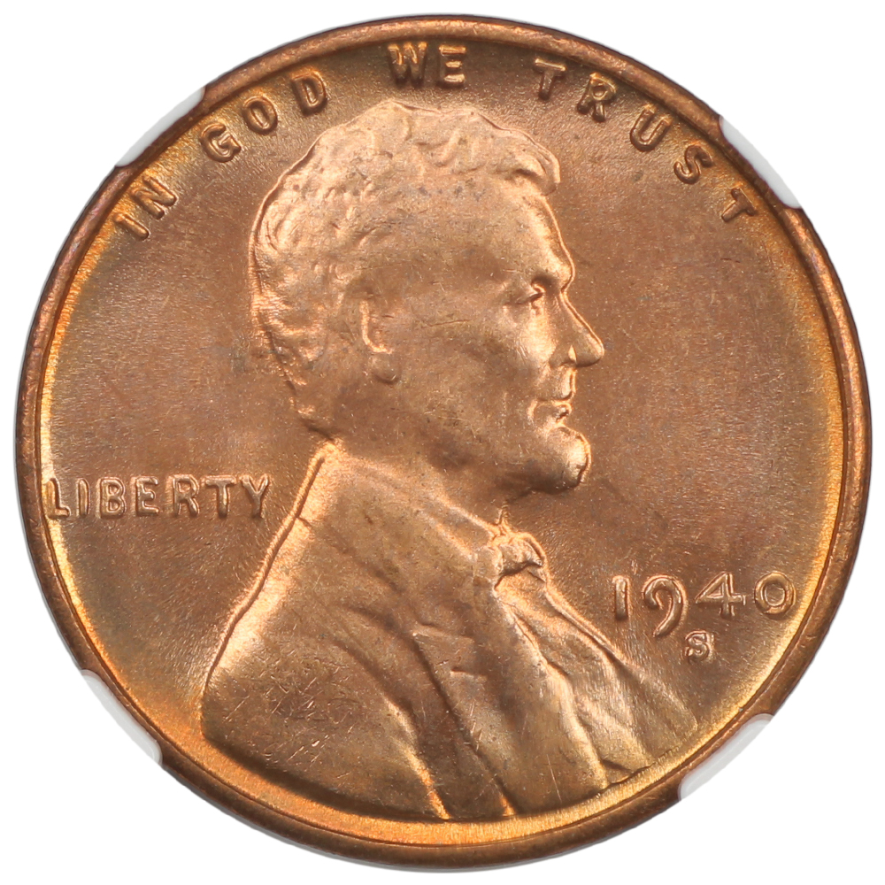 image for: 1940-S 1c NGC MS67 RD