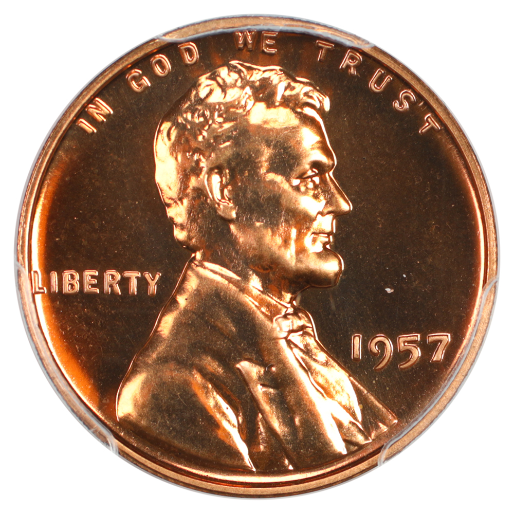 image for: 1957 1c PCGS PR67 RD