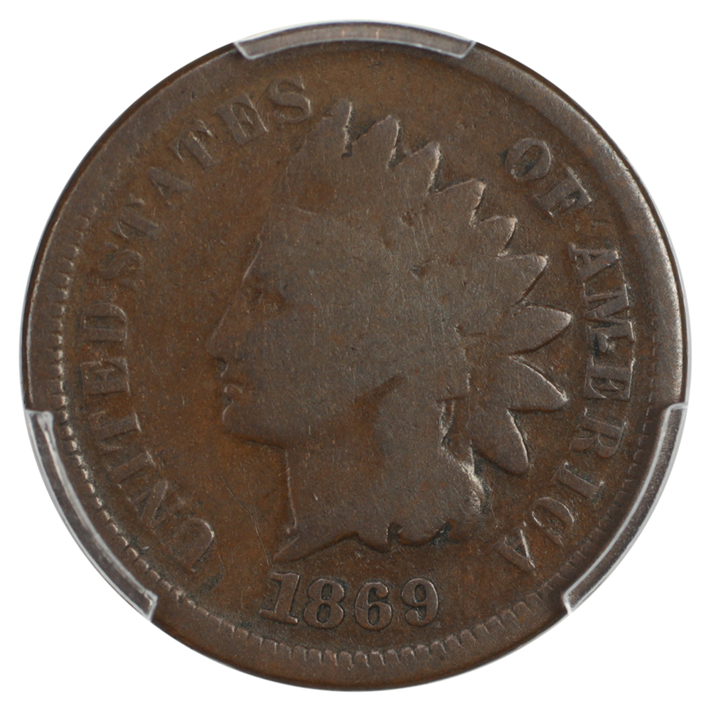 image for: 1869 1c PCGS G6 BN