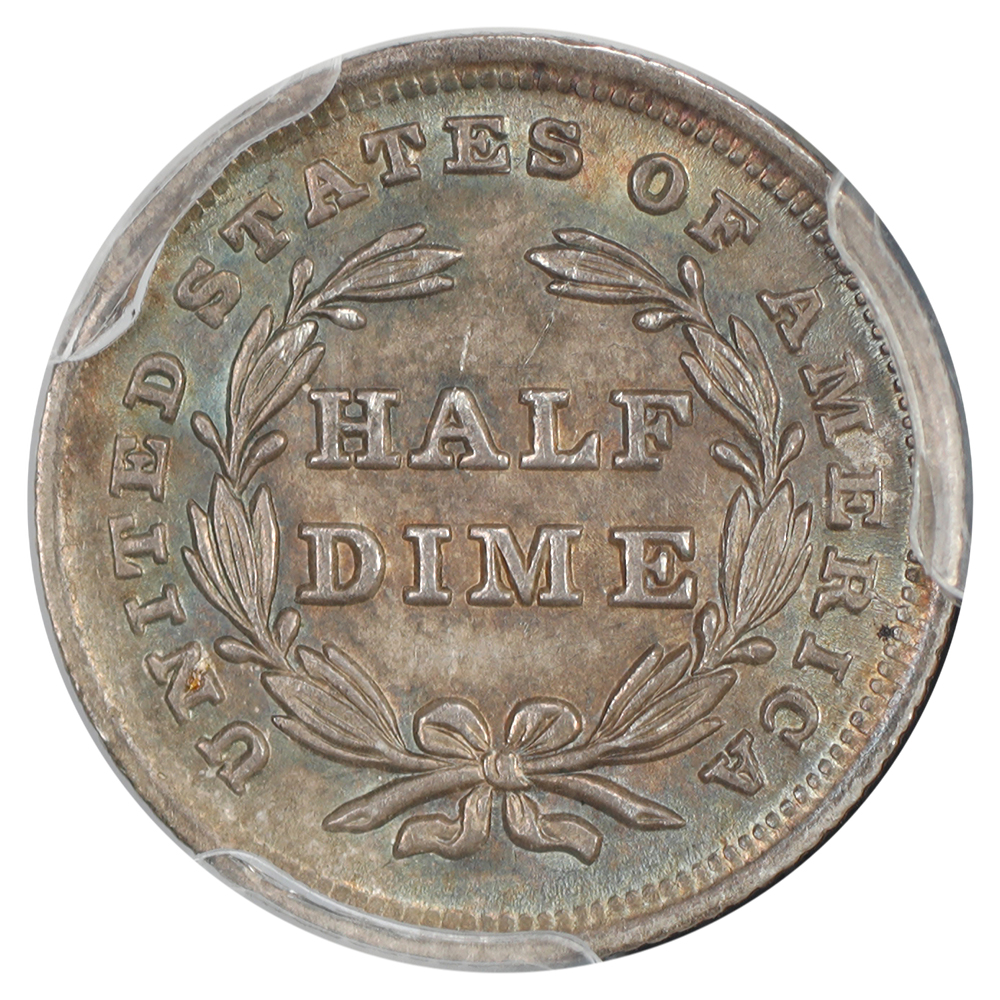 image for: 1837 No Stars, Small Date H10c PCGS AU58