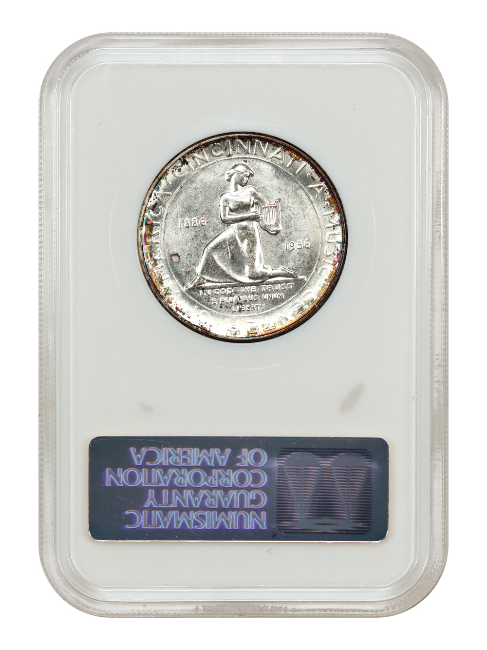 image for: 1936-D Cincinnati Music Center 50c NGC MS61