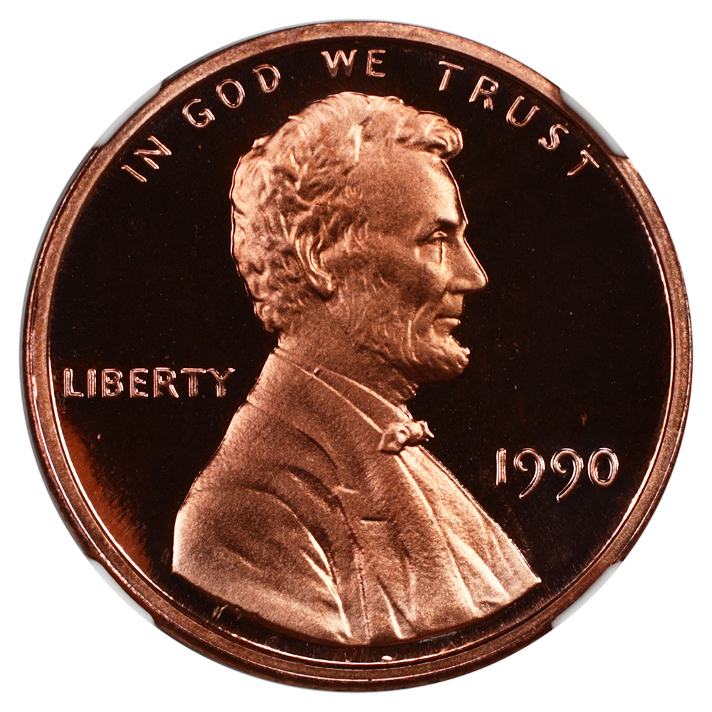 image for: 1990-(S) No S 1c NGC PR69 RD DCAM