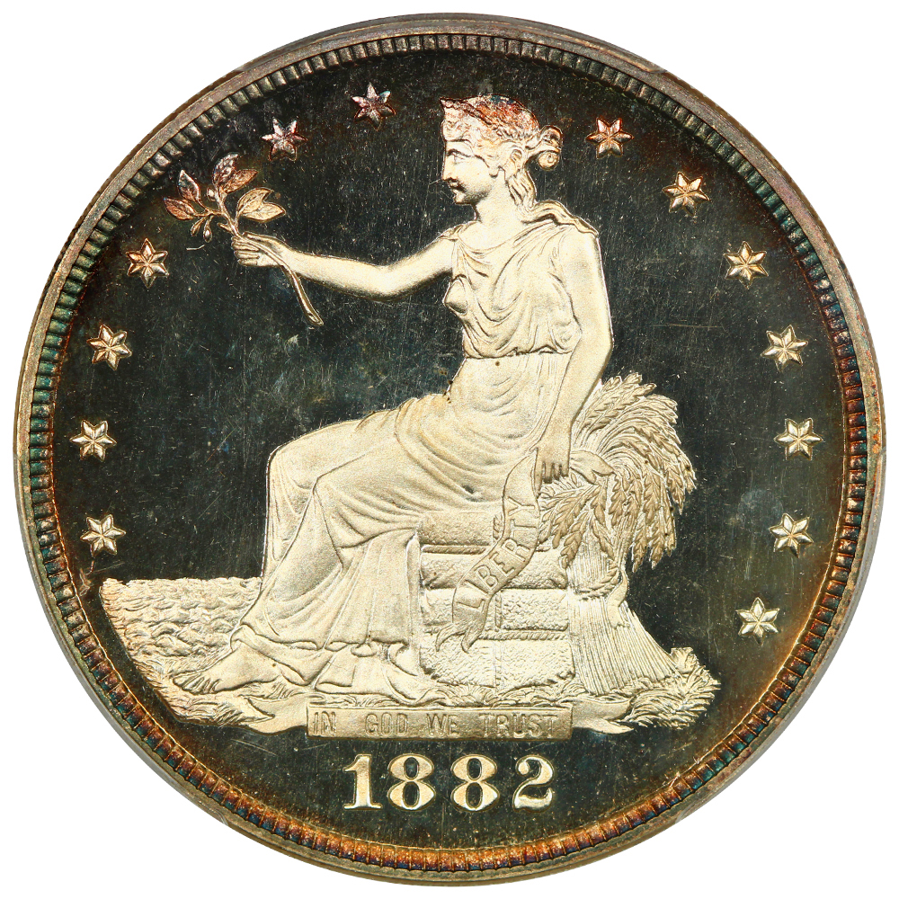 image for: 1882 Trade$ PCGS PR67 DCAM