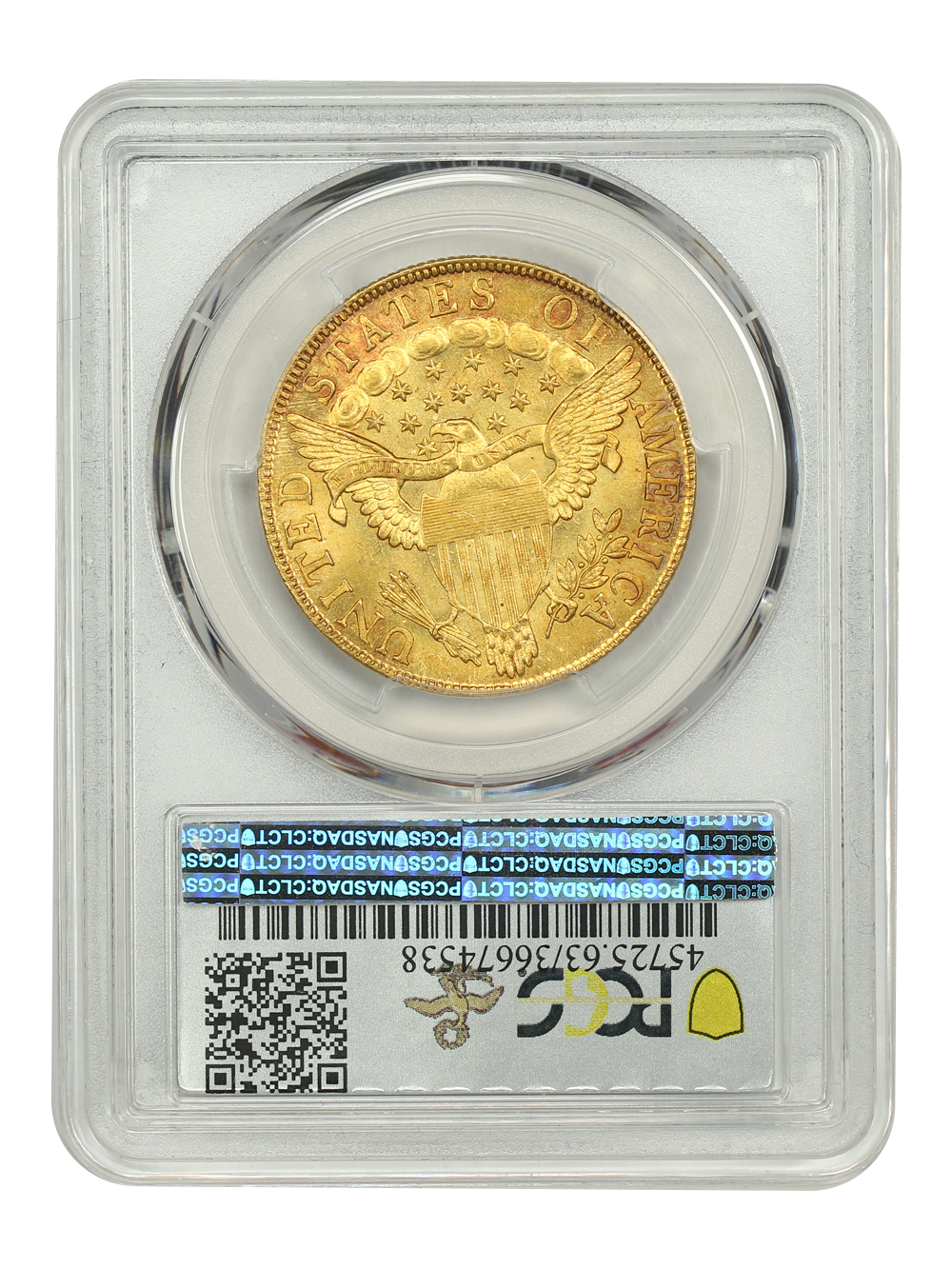 image for: 1799 Small Stars Obverse, BD-2 $10  PCGS MS63