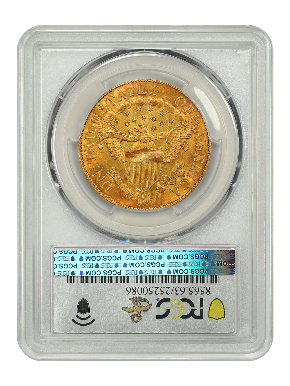 thumbnail for: 1803 Small Stars Reverse $10  PCGS MS63