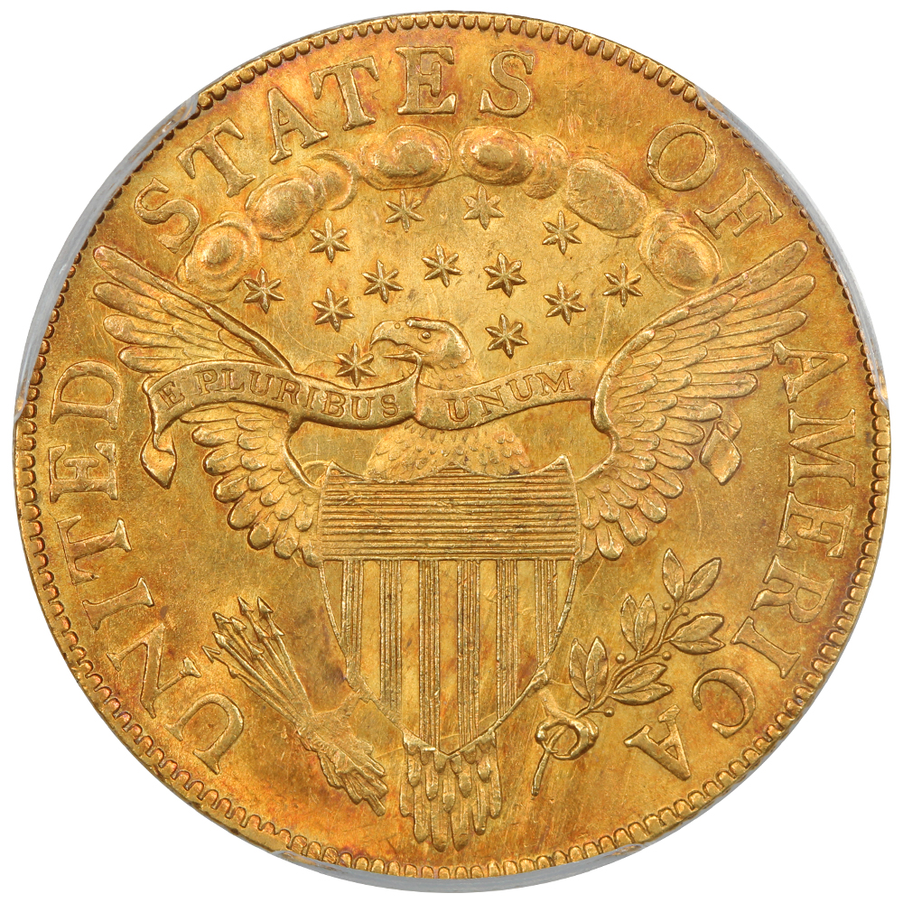 thumbnail for: 1803 Small Stars Reverse $10  PCGS MS63