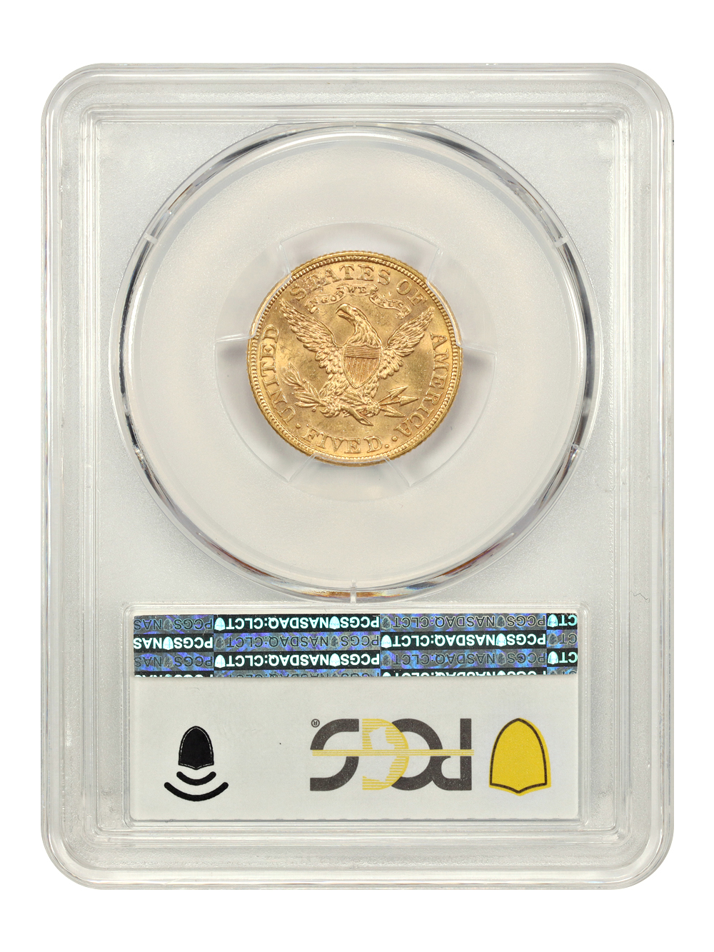 image for: 1892 $5  PCGS MS62