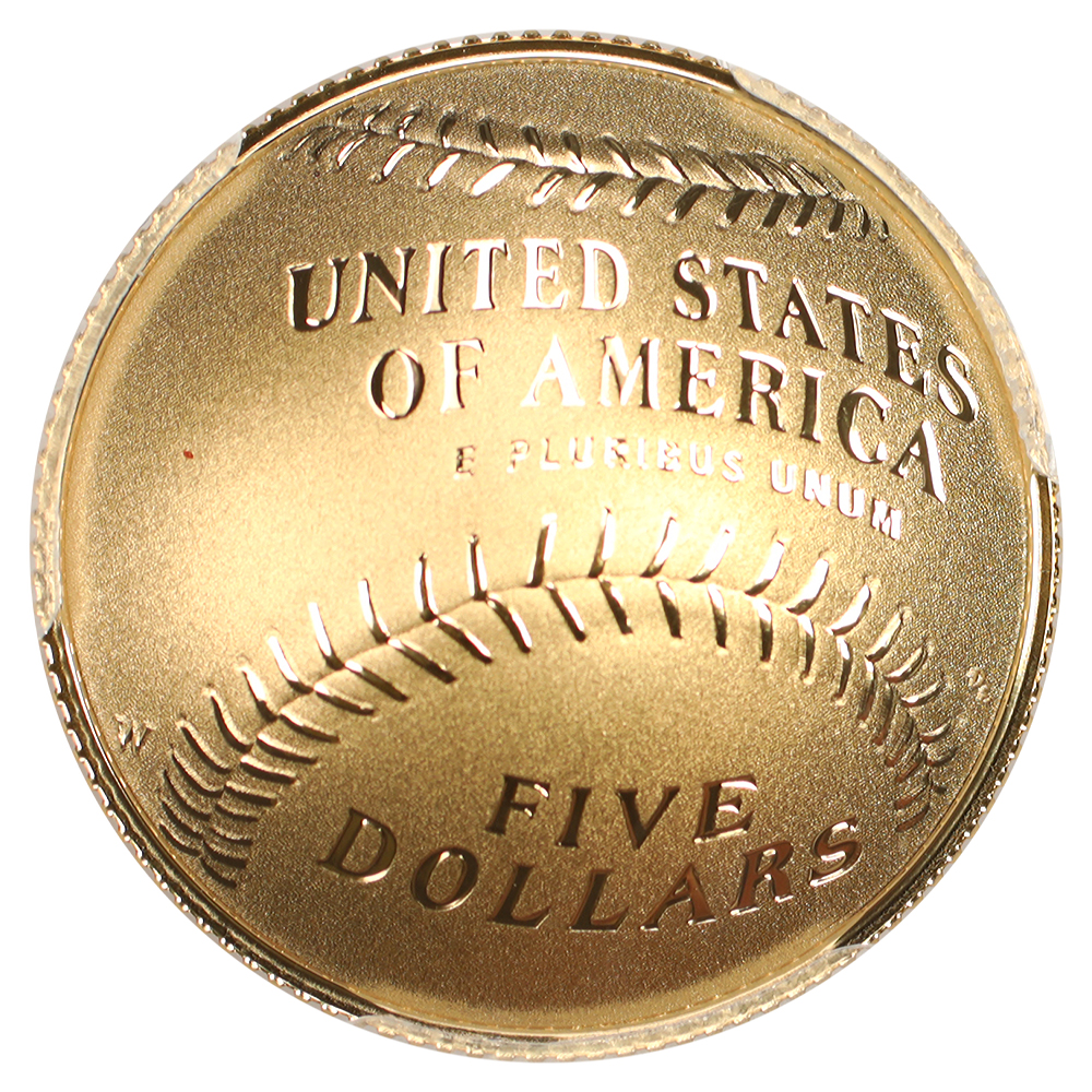 thumbnail for: 2014-W Baseball Hall of Fame G$5  PCGS PR70 DCAM