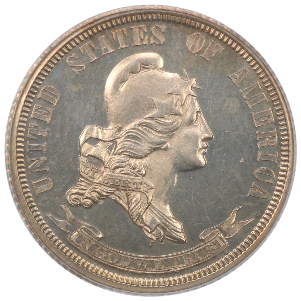 image for: 1869 Silver, J-721 P25c PCGS PR63