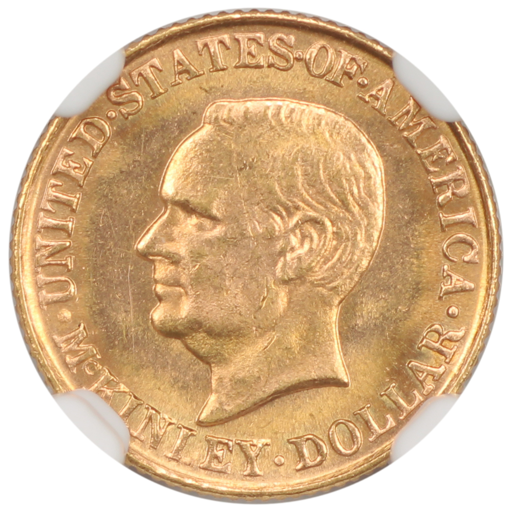 image for: 1917 McKinley Memorial G$1 NGC MS64