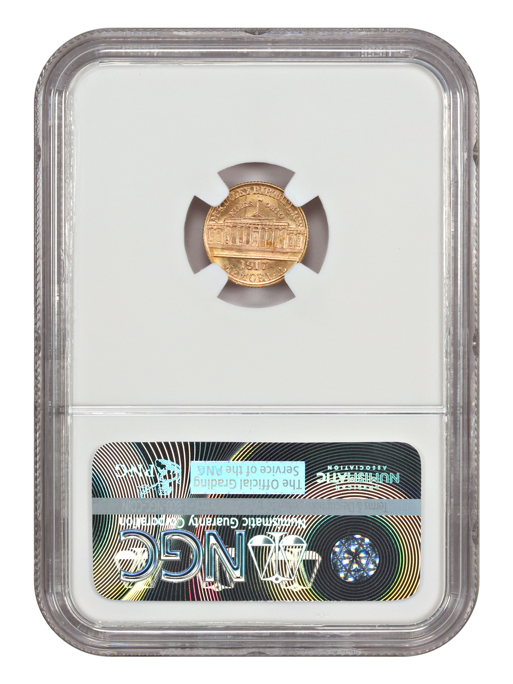 image for: 1917 McKinley Memorial G$1 NGC MS64