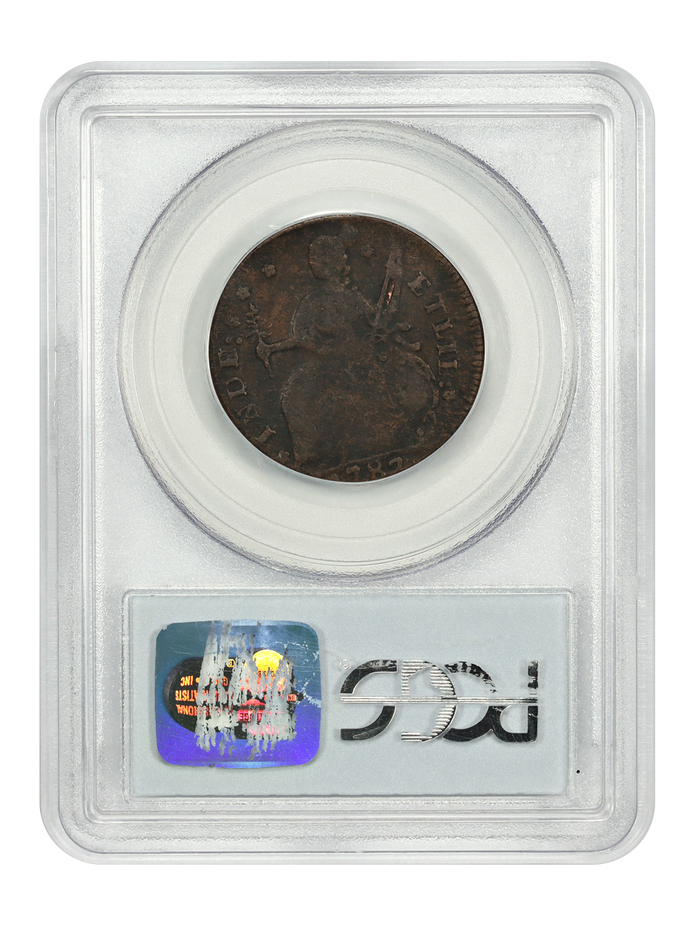 image for: 1787 Connecticut, Draped Bust Left Copper PCGS F15 BN