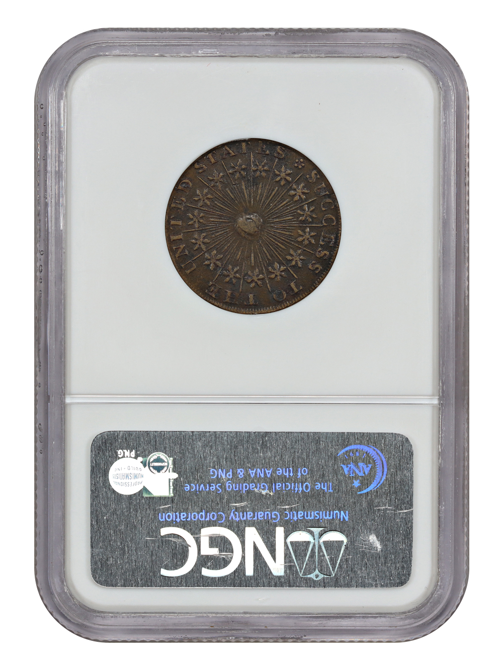 thumbnail for: Washington SUCCESS, Large Planchet, Plain Edge Medal NGC XF40