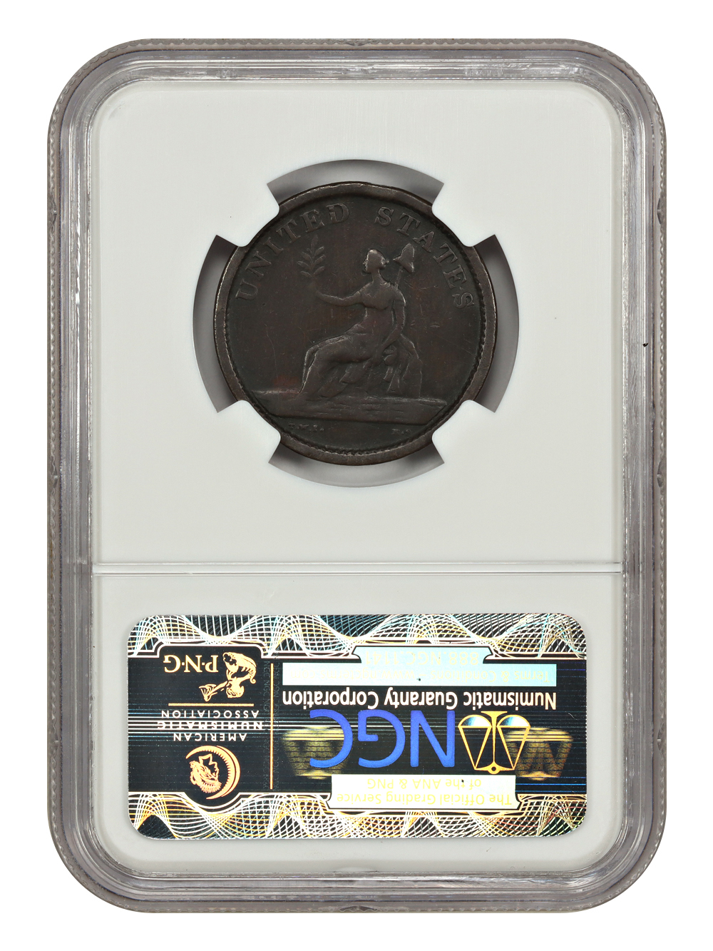 image for: 1783 Washington, Military, Large Bust Copper NGC VF30 BN